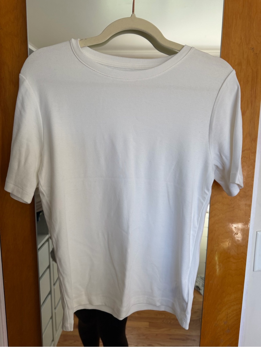 Classic Crew Neck White Women’s T-Shirt